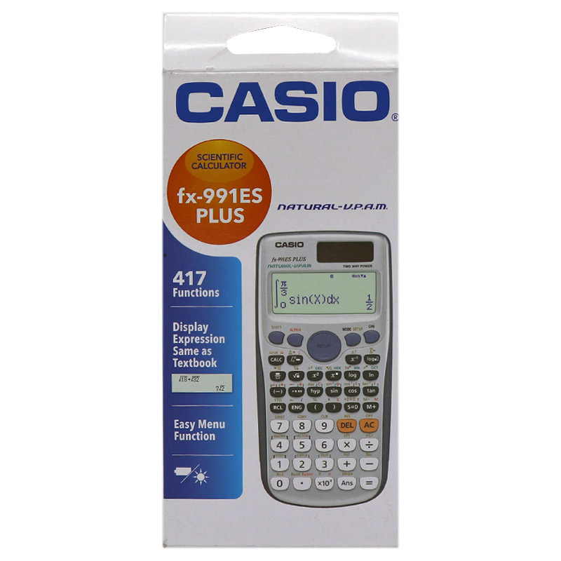 ماشین حساب مهندسی کاسیو مدل FX-991ES Plus نسخه طرح (غیراصلی) - تصویر 2